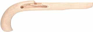 stock, Kentucky pistol,
pre-inlet, 13/16" octagon barrel,
L&R John Bailes lock, plain maple